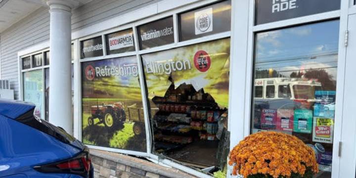 Car accidentally crashes into Dunkin’ Donuts in Ellington, officials say