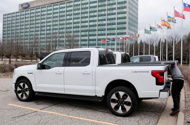 Exclusive-Ford F-150 Lightning plant hit by aluminum fire-related shutdown, union official says