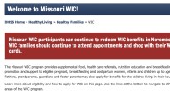Missouri WIC to continue in November, but shutdown makes future uncertain