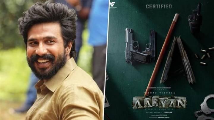 South ‘Aaryan’: Vishnu Vishal’s Investigative Thriller Cleared by CBFC for U/A Release on October 31 (View Poster)