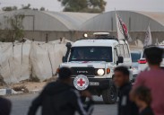 Palestinian militants hand over 2 sets of remains of hostages to Red Cross in Gaza