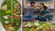 Meal of 100 dishes served to son