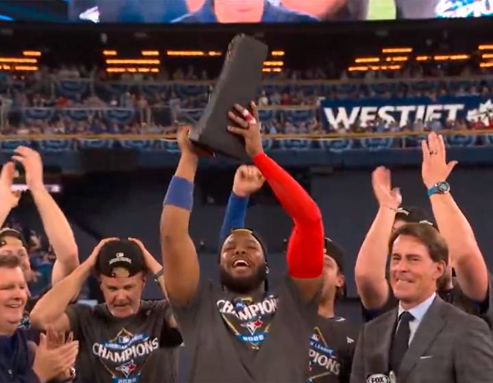 Vladimir Guererro Jr, MVP de la Serie de la Liga Americana