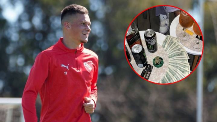 Independiente sufre por todos los frentes: Matías Abaldo protagonizó un escándalo con drogas y alcohol y salió a pedir disculpas públicas