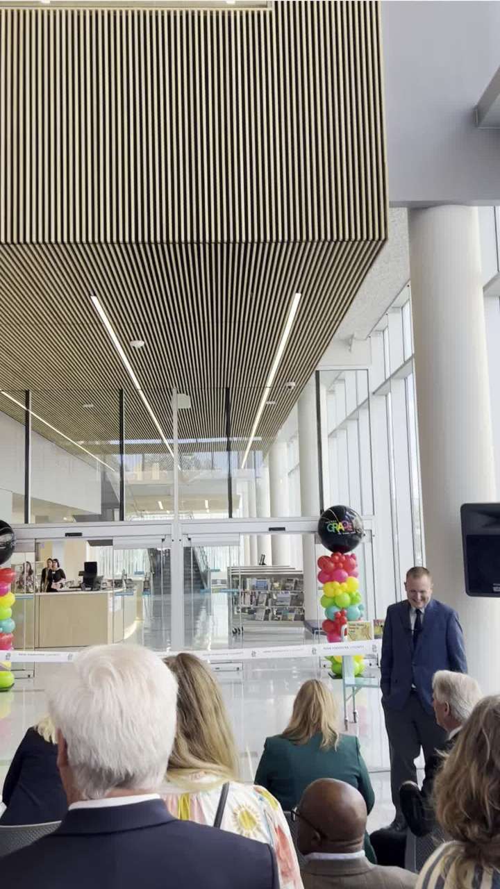 See the grand opening of the new library in downtown…