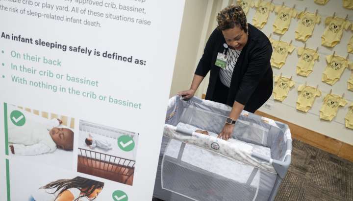 Sleep-related deaths remain the leading cause of death for Cook County babies