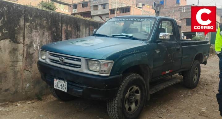 Roban camioneta de la Beneficencia de Huancayo y la abandonan horas después