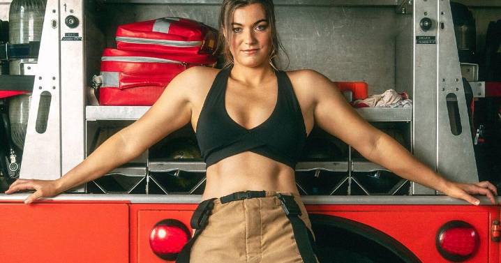 Female firefighter calendar raising funds for breast cancer research