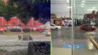 ¡Cuidado con los encharcamientos! Lluvia y granizo azotan este lunes 6 de octubre en Puebla