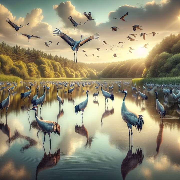 Bird Flu Ravages Migratory Crane Population in Germany