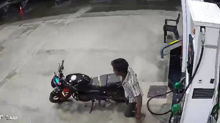 Watch| CCTV footage shows drunk biker’s role in Kurnool bus fire, killed 20 people