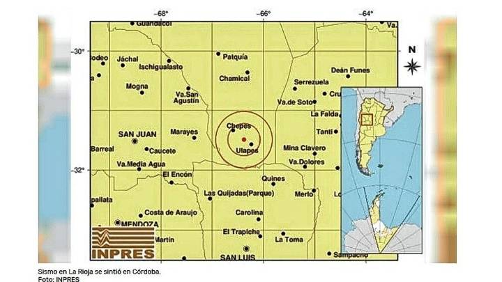 Un sismo de 4.7 grados sacudió La Rioja y se sintió en Córdoba, San Luis y Mendoza