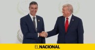 Así ha sido el saludo entre Donald Trump y Pedro Sánchez en la cumbre de paz de Egipto