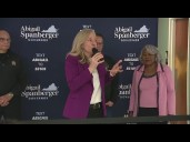 WATCH: Abigail Spanberger campaigns amid Virginia's governor race