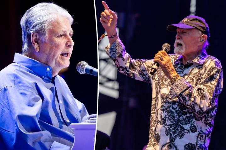Mike Love gets emotional during tribute to Brian Wilson