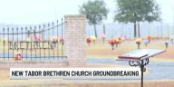 Historic Burleson County church breaks ground on new building nearly 2 years after devastating fire