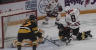 Battle for barking rights: Niagara IceDogs fall short in Canine Cup series opener