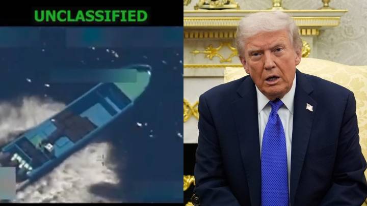 'We will hit them very hard': President Donald Trump warns drug smugglers after East Pacific strike kills two