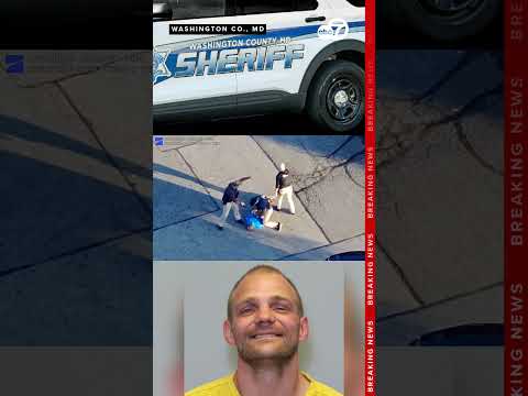 WATCH: a man was arrested after running away. Deputies say that he robbed a Sheetz in Maryland