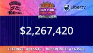 Nut Club Half Pot passes $2.25 million