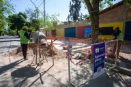 Avanzan las obras en una escuela de la Ciudad de Mendoza