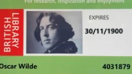 La tarjeta de la biblioteca de Oscar Wilde se reemitió 130 años después