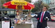 This furloughed IRS lawyer is living out his dream of being a hot dog vendor