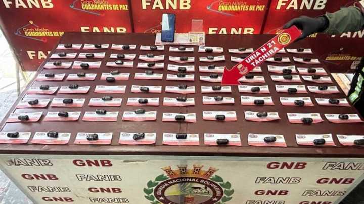 FANB detuvo a una mujer que traficaba droga de forma intraorgánica en Táchira
