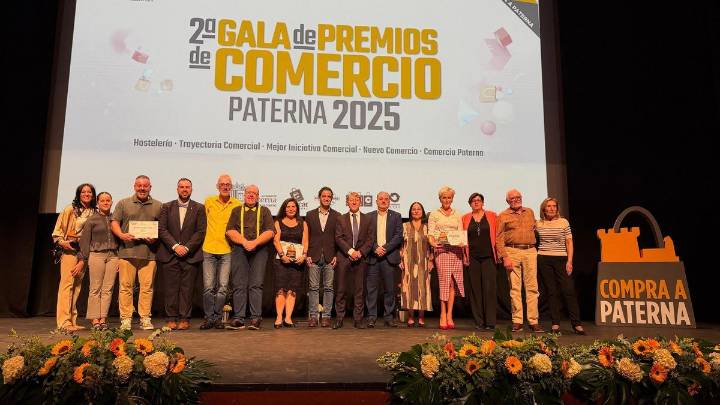 Paterna saca músculo de su potencial en la II Gala de Premios del comercio local