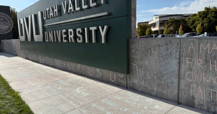 Student group protests potential Charlie Kirk memorial on campus where he was shot
