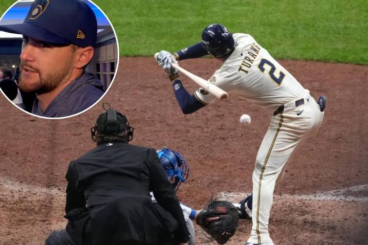 Why Brewers star didn't let pitch hit him to tie NLCS in controversial moment