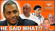 BOLD: Carmelo Anthony Predicts FINAL FOUR for Syracuse Basketball