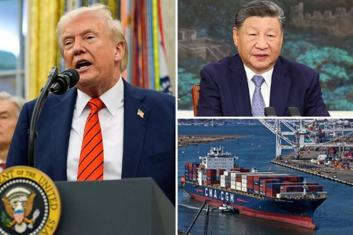Trump says 'don't worry about China' after Beijing responds to 100% tariff threat