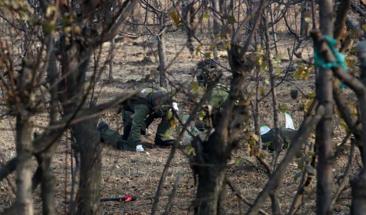 Army recovers old shells in Rafiabad Forest, destroyed safely by Bomb Disposal Squad