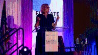 Grant Miller reporting from Elevate: Small Business Connect, Grow, Lead, presented by Commissioner Eileen Higgins!