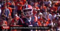 Luke Altmyer continuing to grow and impress on the field