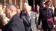 King heckled over Prince Andrew and Jeffrey Epstein during visit