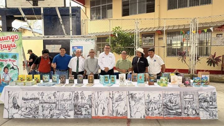 Pasión por la lectura: la I Feria Itinerante del Libro Amazónico encendió el amor por la lectura en Pampa Hermosa