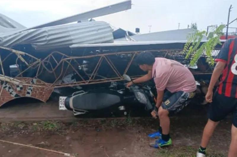 Siguen los trabajos para reparar los daños tras la fuerte tormenta eléctrica en Santiago del Estero