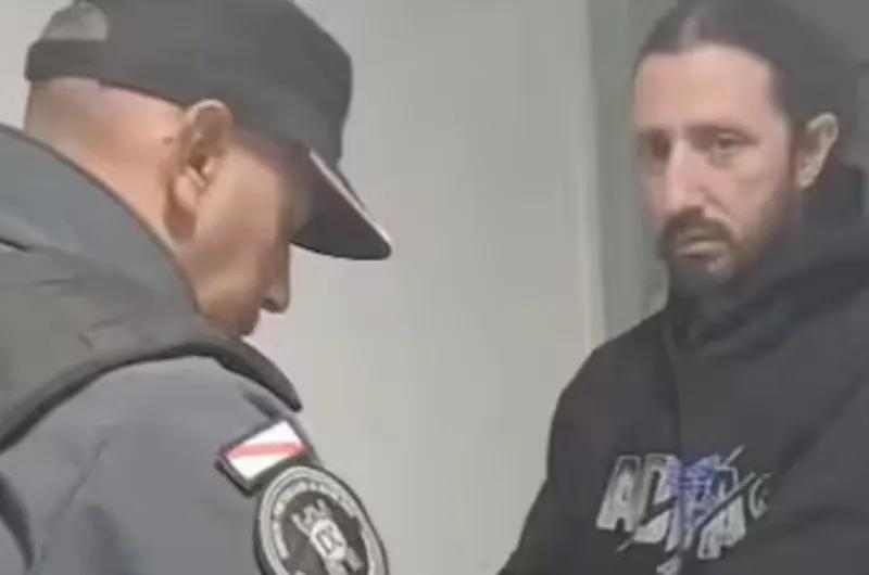 Laurta llegó a los tribunales de Córdoba y expresó que está "en paz"