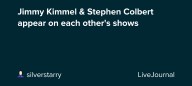 Jimmy Kimmel & Stephen Colbert appear on each other's shows: ohnotheydidnt