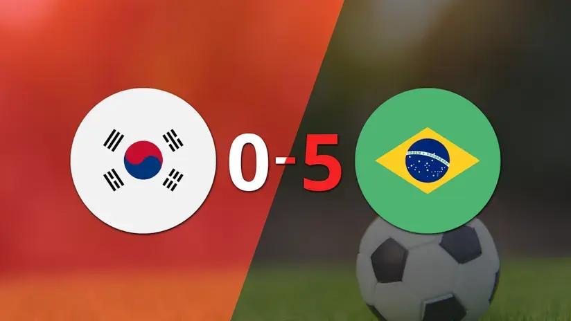 Amistoso internacional: Brasil ganó el duelo amistoso frente a Rep. de Corea