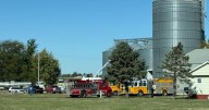 Multiple fire departments called out to Coles Station grain elevator near Mattoon