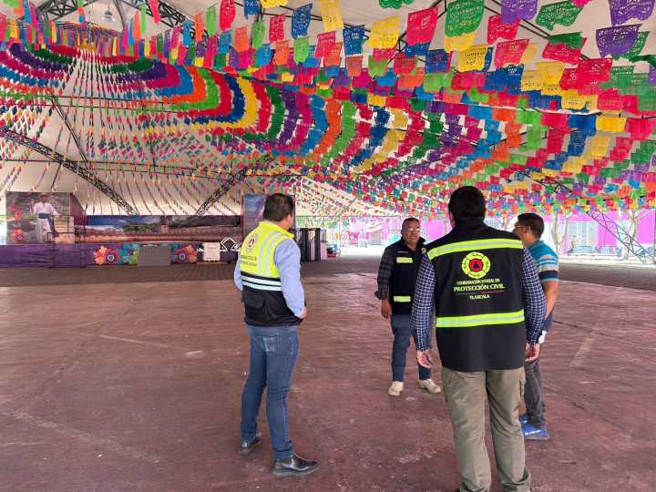 Supervisa Protección Civil medidas de seguridad en “Tlaxcala, la Feria de Ferias 2025”