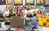 Arman santuario a monarcas en Centro Histórico de Saltillo; todo listo para festival