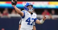Bachmeier runs for 7-yard TD in second OT, No. 18 BYU beats Arizona 33