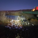 Driver’s Plans Go Off the Deep End — Along With His Potatoes, But the Cat is Okay