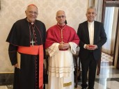 Rumbo a la canonización: así recibió el papa León XIV a la delegación venezolana en el Vaticano