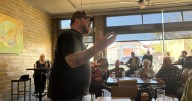 Sage embraces blue-collar authenticity in Iowa U.S. Senate race