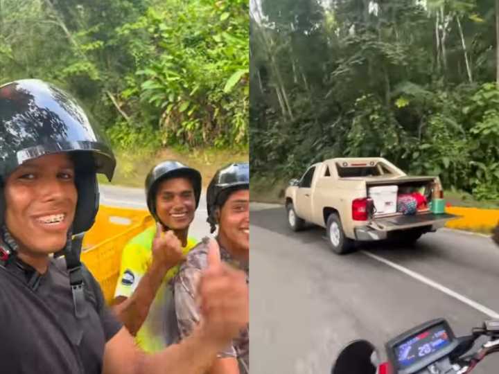 Surfistas en Aragua devolvieron bolsos caídos en la vía a Ocumare y su gesto emociona a Venezuela (Video VIRAL)